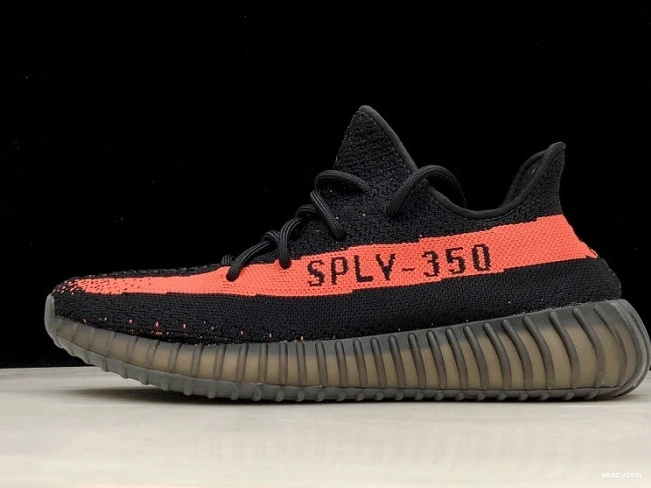350 Adidas Boost BY9612 V2 Yeezy Core Red Black 1011